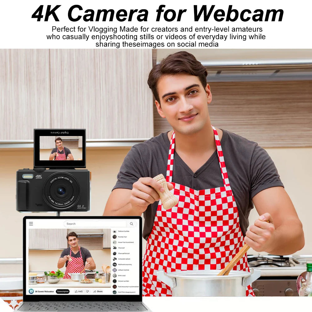 Chic 4K Vlog Camera