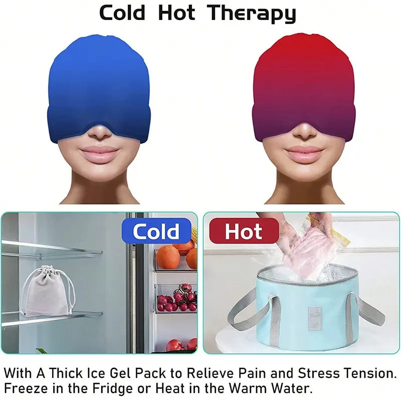Cool Comfort Migraine Relief Hat