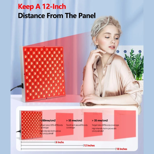 GlowBoost Red Light Therapy Lamp