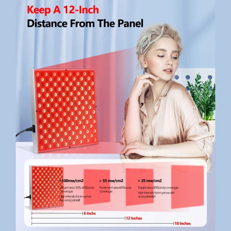 GlowBoost Red Light Therapy Lamp