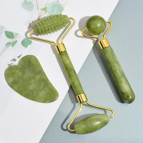 Glow-Boosting Jade Roller Set