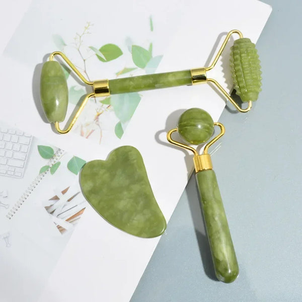 Glow-Boosting Jade Roller Set