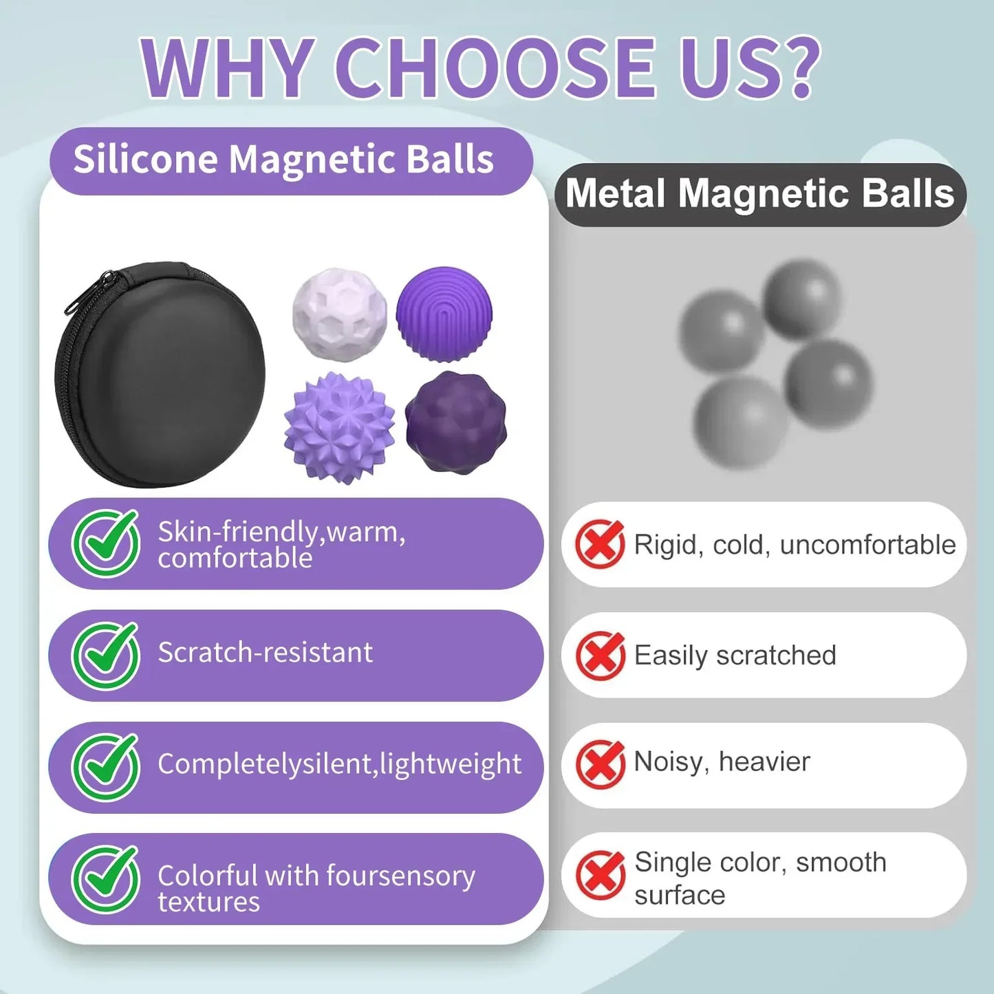 Magnetic Sensory Calm Balls